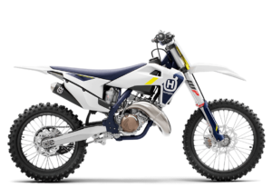 Husqvarna Motocross-Motorrad in modernem Design, ideal für Offroad-Abenteuer und sportliche Fahrten.